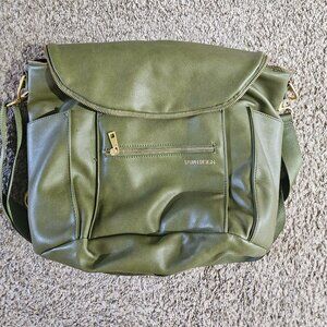 Fawn Design mini backpack diaper bag moss cloor